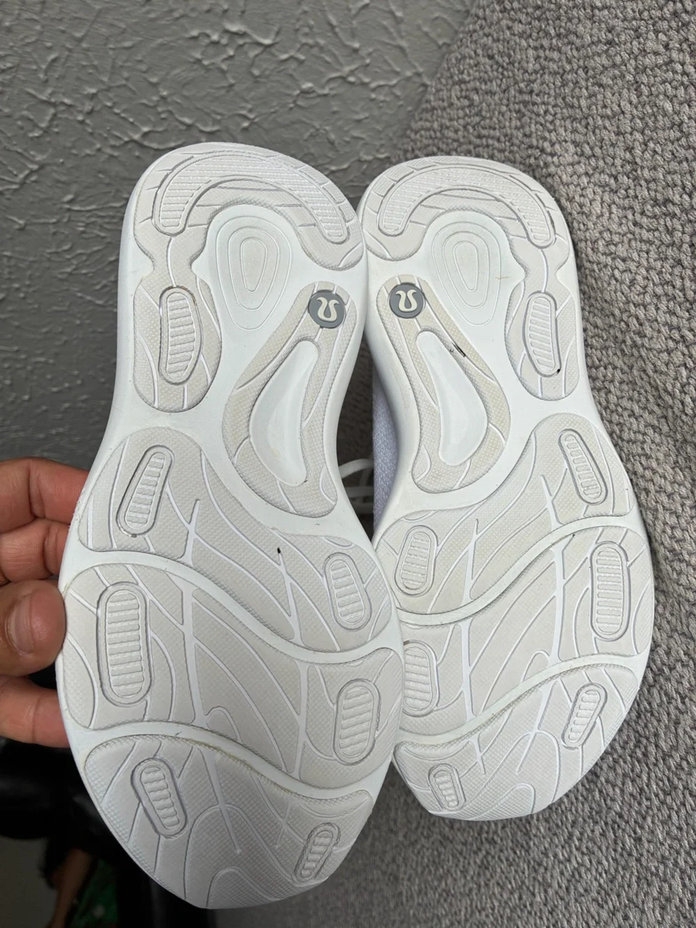 Lululemon Chargefeel Workout Mid White Running Shoes Women's.Sz 6